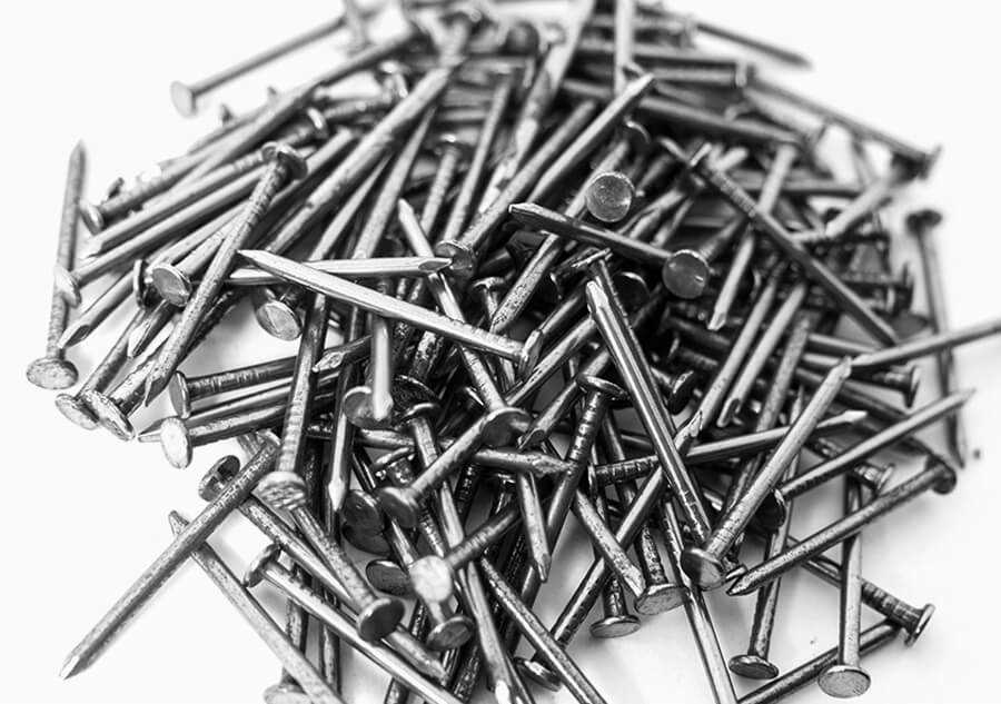 Applications of common concrete nails