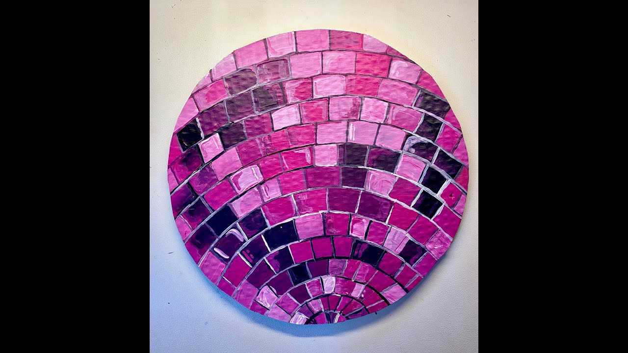 StepbyStep Guide How To Create An Impressive Disco Ball Painting