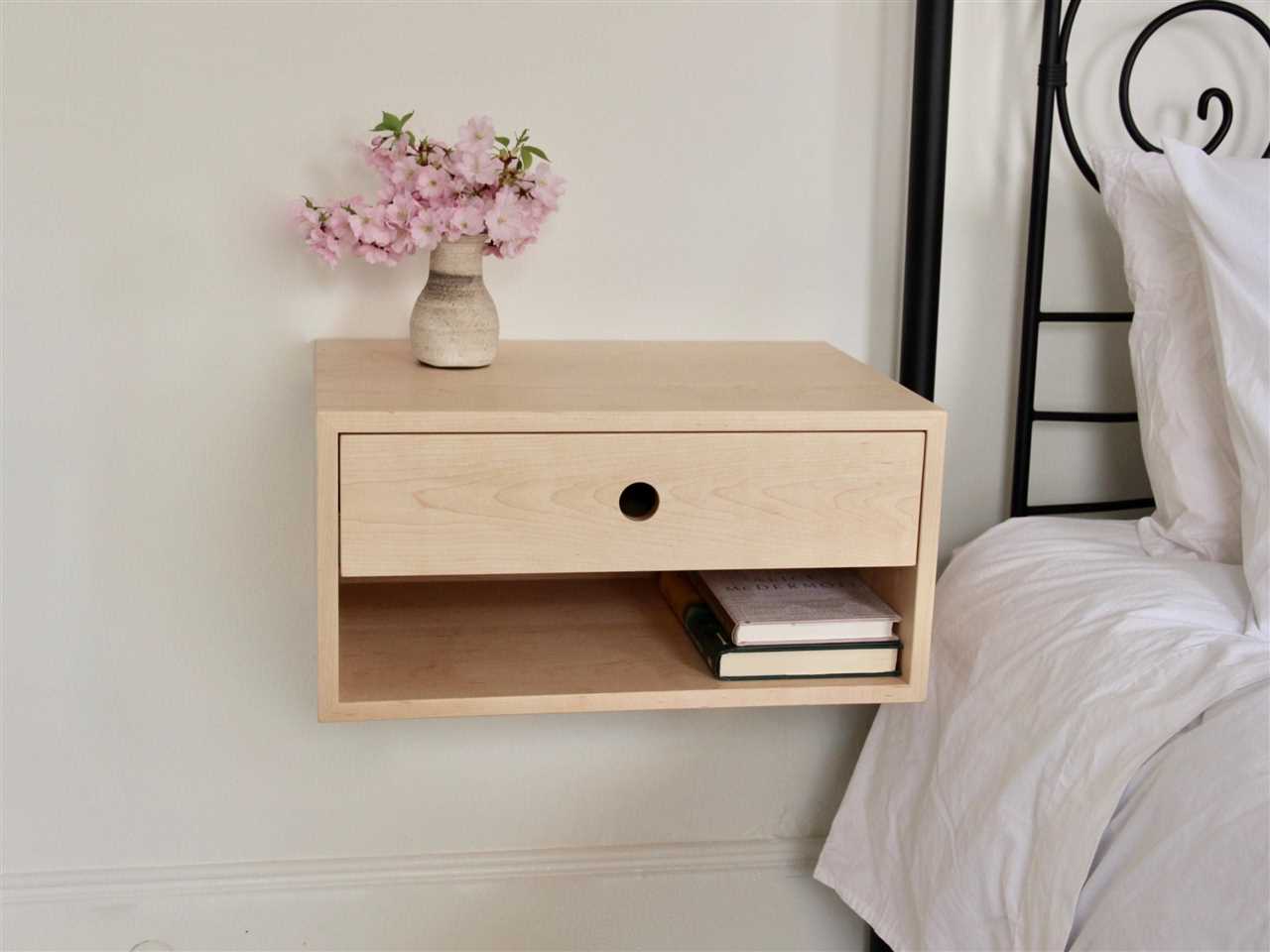 Floating Nightstand with Drawer Stylish and Functional Storage Solution