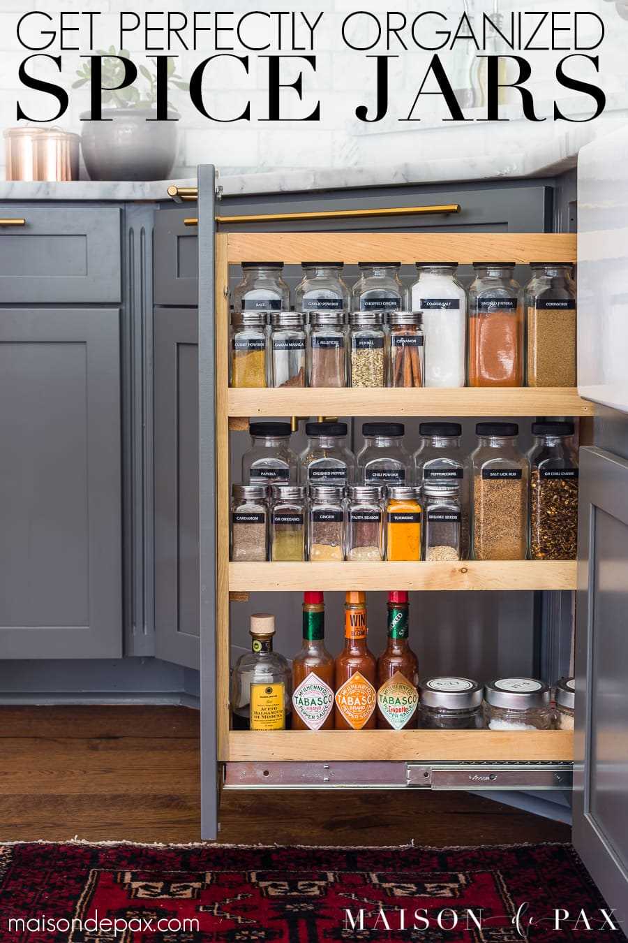 Organize Your Spice Drawer with a Spice Drawer Organizer - The Ultimate Solution